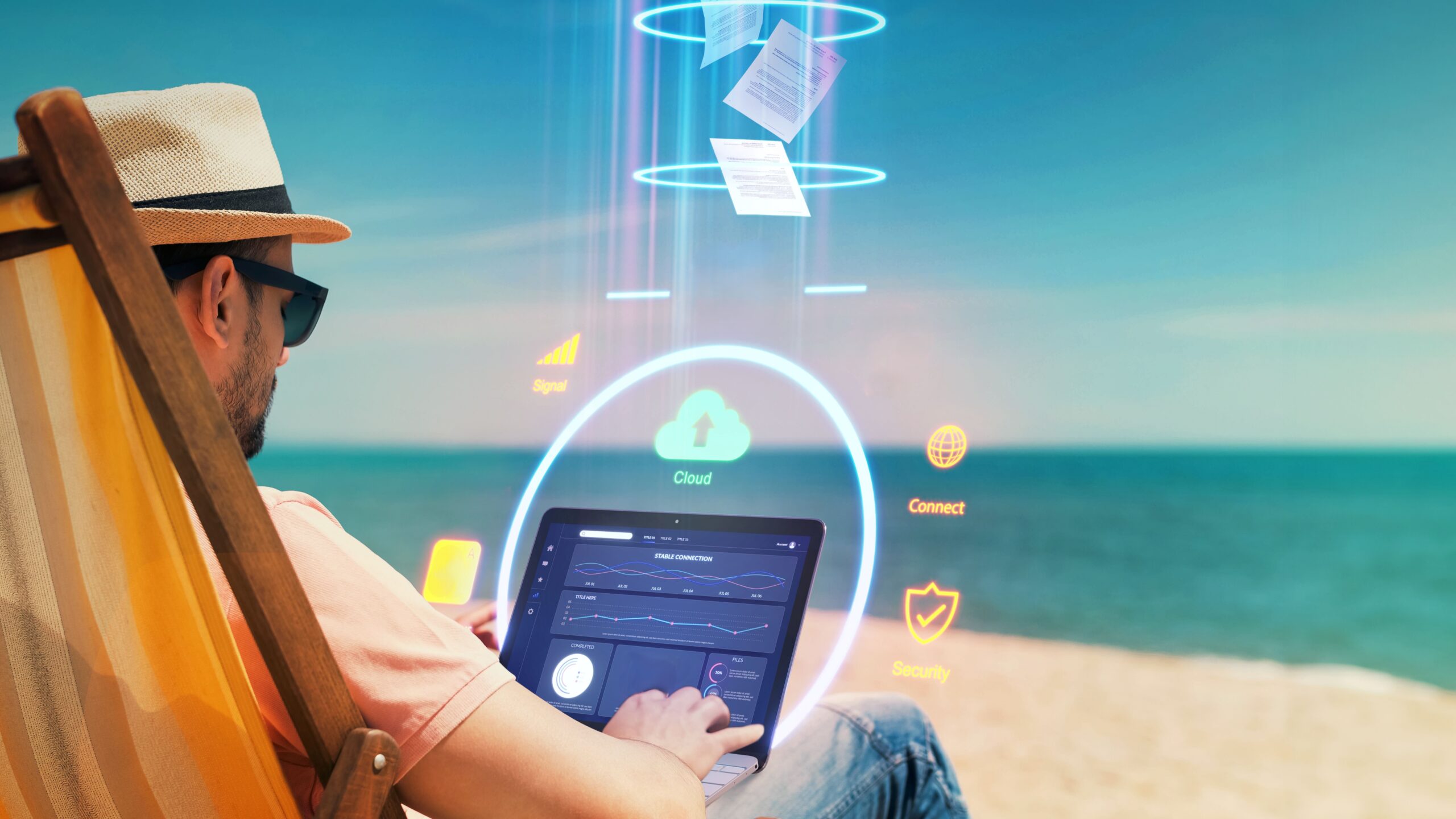 Sending Files Safely When Traveling Abroad